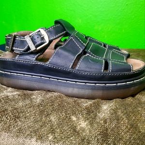Vintage Dr Martens Docs Arc Fisherman Sandals Brow